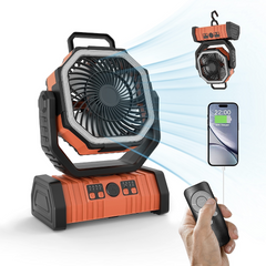 Outdoor  Power Bank LED Light Camping Fan