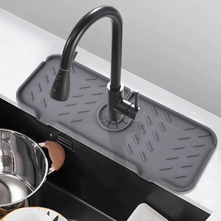 AquaDry™ Silicone Sink Faucet Splash Guard & Mat (2-Pack)
