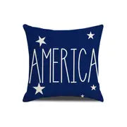 4th of July Patriotic Throw Pillow Case Design