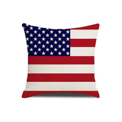 4th of July Patriotic Throw Pillow Case Design