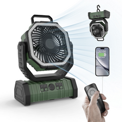 Outdoor  Power Bank LED Light Camping Fan