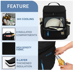 Kalesi  ChillCarry 36-Can Cooler Backpack