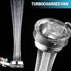 High Pressure Shower Head Adjustable 360° Rotation