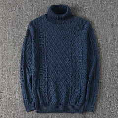 Plus Size Fleece Turtleneck Sweater