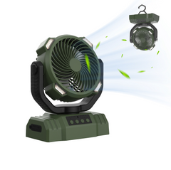 Outdoor  Power Bank LED Light Camping Fan
