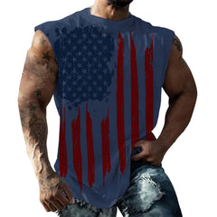 Generic American Flag Tank Top Mens 4th of July Shirt