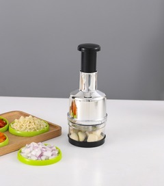 Hand-Press Vegetable Chopper & Dicer